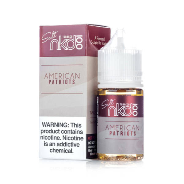 Nkd100 Nic Salt American Patriots 30ml