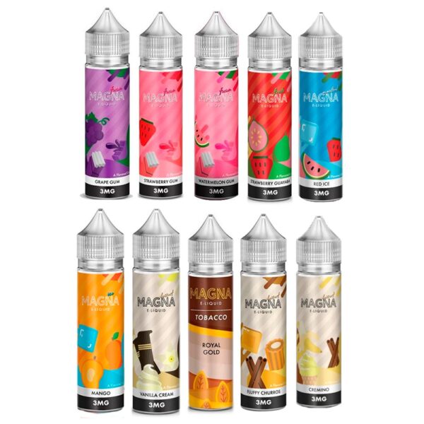 e-Liquid Freebase Magna 60ml - Sabores Diversos