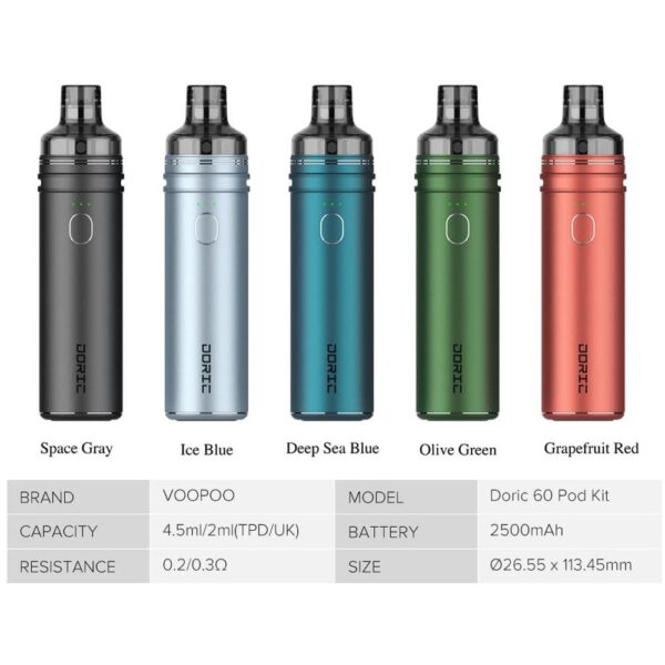 Pod System - VOOPOO DORIC 60 - Image 2