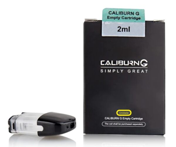 Cartucho de reposição Caliburn G - Pack c/ 2 - sem coil.
