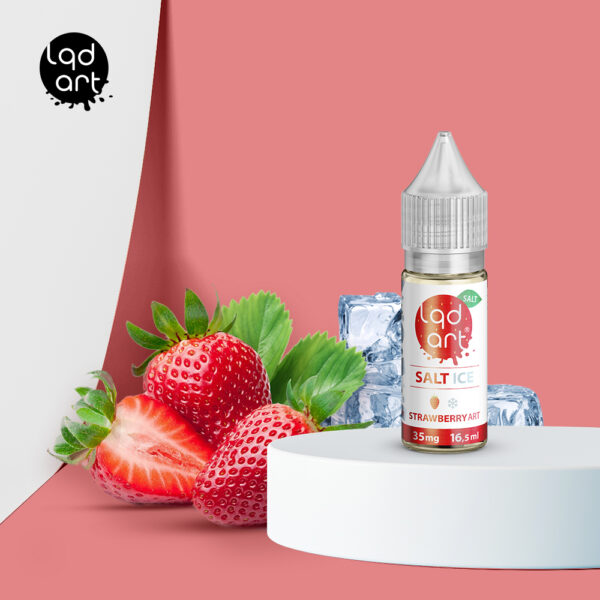 Nic Salt Lqd Strawberry Art ICE - 16,5ml - Image 2