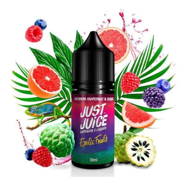 Nic Salt Just Juice - Cherimoya Grapefruit & Berries - 30ml