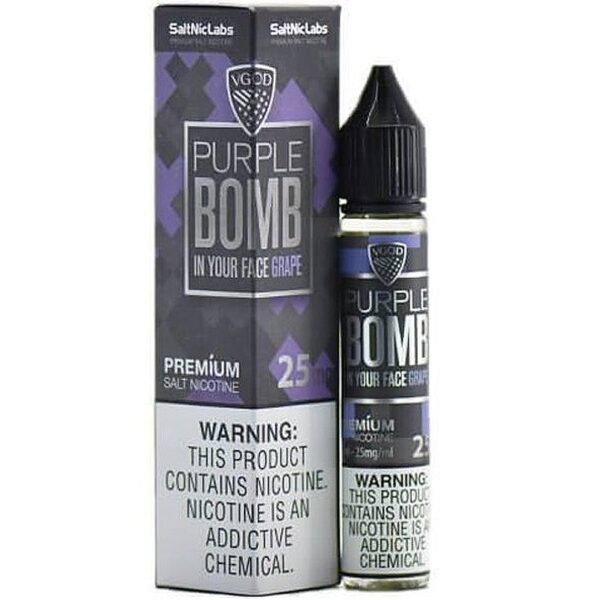 Nic Salt VGOD Iced Purple Bomb 30ml - SaltNic - 25mg e 50mg