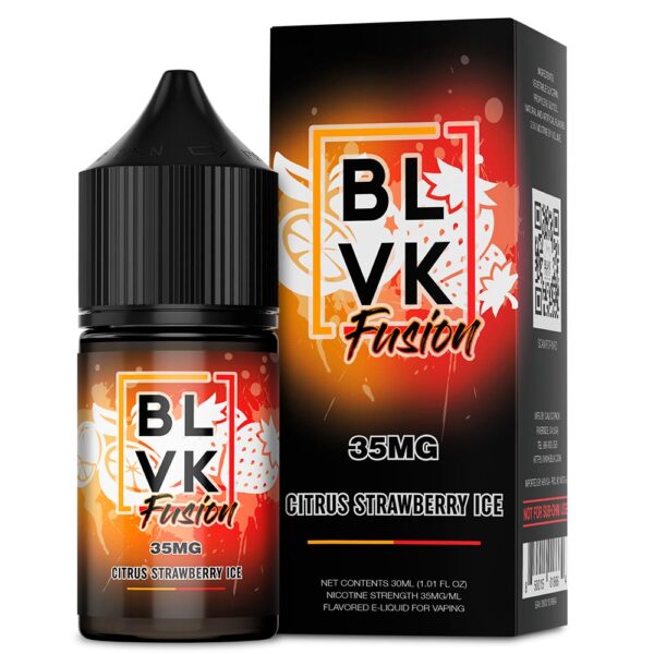 Blvk Nic Salt Fusion Citrus Strawberry Ice