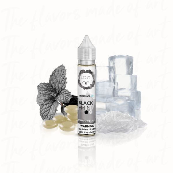 E-liquid Lqd Menthol Art - Black Mint - 30ml