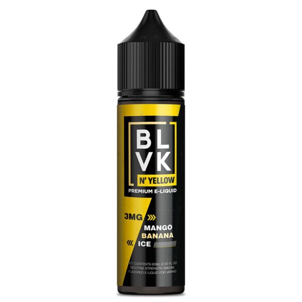 E-Liquid Freebase - BLVK Yellow Mango Banana Ice - 60ml
