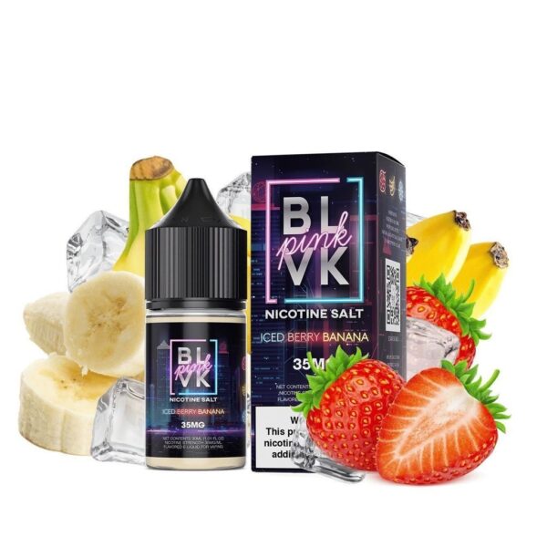 Blvk Nicsalt Iced Berry Banana 30ml