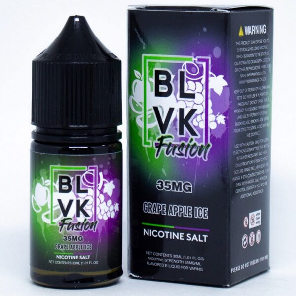 Blvk Nic Salt Fusion Grape Apple Ice
