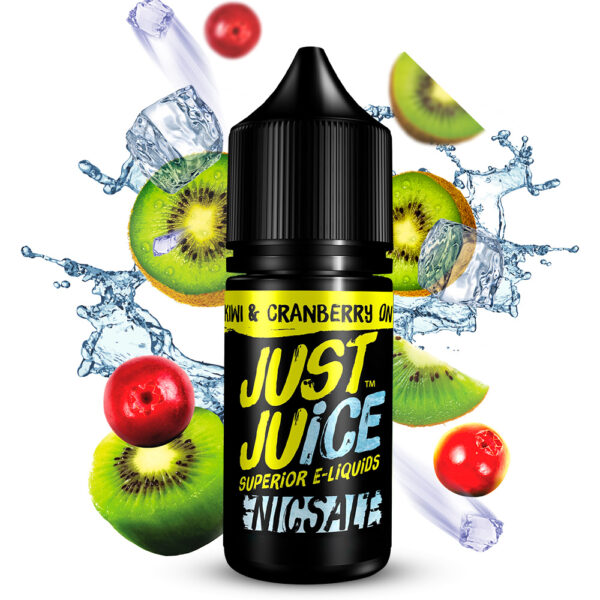 Nic Salt Just Juice - Kiwi & Cranberry on Ice - 30ml